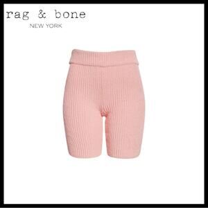 NWT Rag & Bone Sunny Rib-Knit Biker Shorts